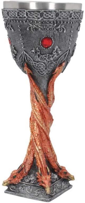 Fantasy Collection~ Dragons Weave Goblet Goblet 14cm Black