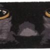 Animal Collection~ Cat Doormat 45 x 75cm Black