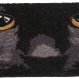 Animal Collection~ Cat Doormat 45 x 75cm Black