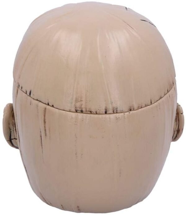 Band Merchandise~ B5108R0 Iron Maiden Eddie The Trooper Head Trinket Box, Polyresin, Beige, One Size