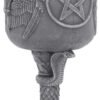 Magicun N.Giftware~Black, Baphomet's Thirst Goblet 27cm, Resin w/Stainless Steel Insert, 20cm