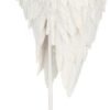 Light Collection~B0720C4 Angel Wings Figurine 26cm White, Resin