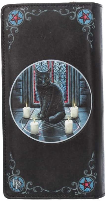 Magicun N.Giftware~Sacred Circle Lisa Parker Embossed Purse 19cm Black, PU, 18.5cm