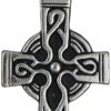 Soloman Pentant~Pewter Celtic Knot Irish Cross Pendant Necklace