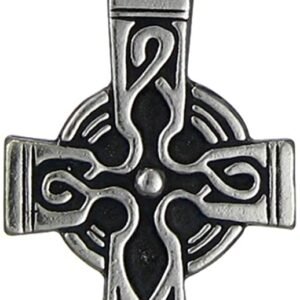 Soloman Pentant~Pewter Celtic Knot Irish Cross Pendant Necklace