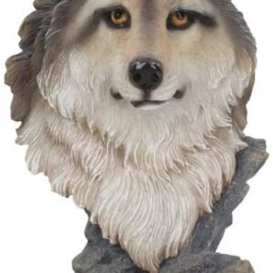 Animal Collection~ Spirit of Freedom Figurine, Resin, Grey, One Size