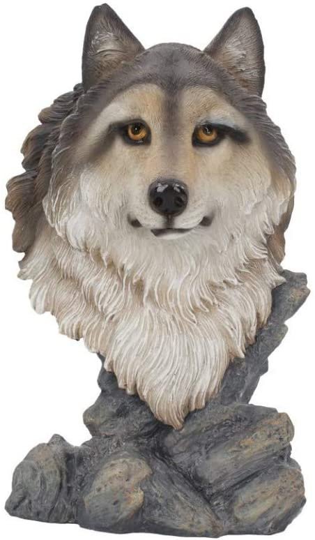 Animal Collection~ Spirit of Freedom Figurine, Resin, Grey, One Size
