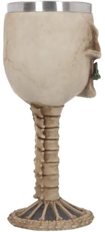 Magicun N.Giftware~Rose from the Dead Goblet Goblet 21cm Ivory