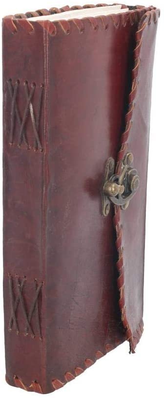 Magicun N.Giftware~Leather Journal with Lock 25cm Brown