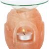 Himalayan Salt Lotus Oil Burner (One Size) (Pink)
