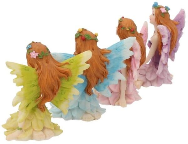 Fantasy Collection~ Glen Whispers Set of 4, 6.5cm, Resin, Multi-Coloured