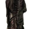 Magic  Collection~Hippocrates Greek Father of Medicine Holding Book & Staff Bronze Finish Statue