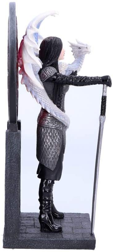 Artist Collections~ Valour 24cm Anne Stokes, Resin, Black, One Size