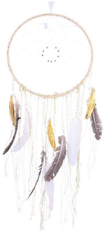 Magicun N.Giftware~Metallic Mesmer Dreamcatcher, us:one Size, Gold