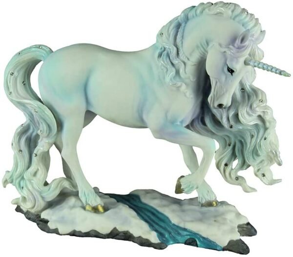Magic  Collection~Veronese Pear Lescent Unicorn Statue by Artist Lura Lakota