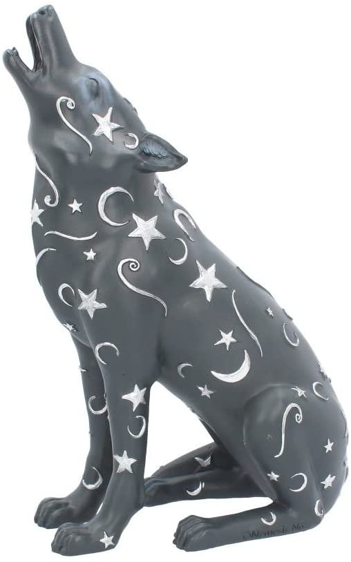Animal Collection~ Lupus Figurine 29cm Grey, Resin, One Size