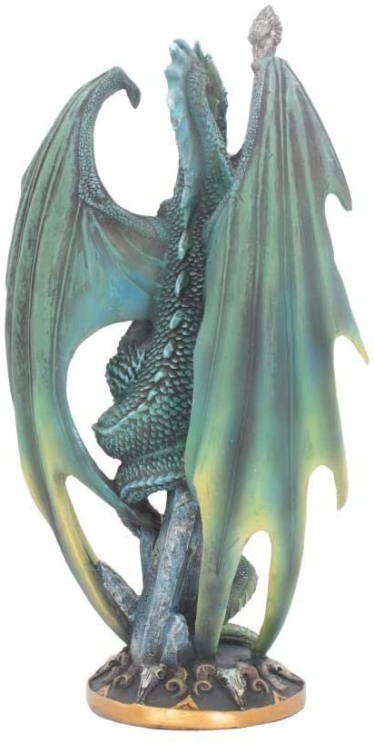 Artist Collections~ Skull Blade by Ruth Thompson Letter Opener 30cm Green, Resin, 25.4cm