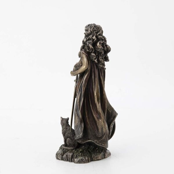 Magicun  Collection~Norse Goddess Freya Antique Bronze Finish Statue