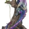 Nemesis Now Woodland Defender Light Up Dragon Figurine 16.5cm Brown, Resin