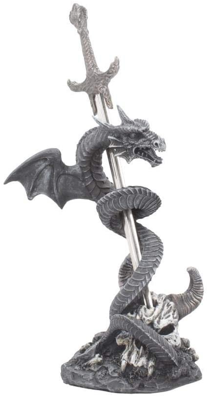 Fantasy Collection~ Blade of The Basilisk 28cm Figurine, Resin, Black