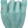 Dark Collection~Franken Rock Frankenstein Heavy Metal Horns Figurine, Polyresin, Green, One Size