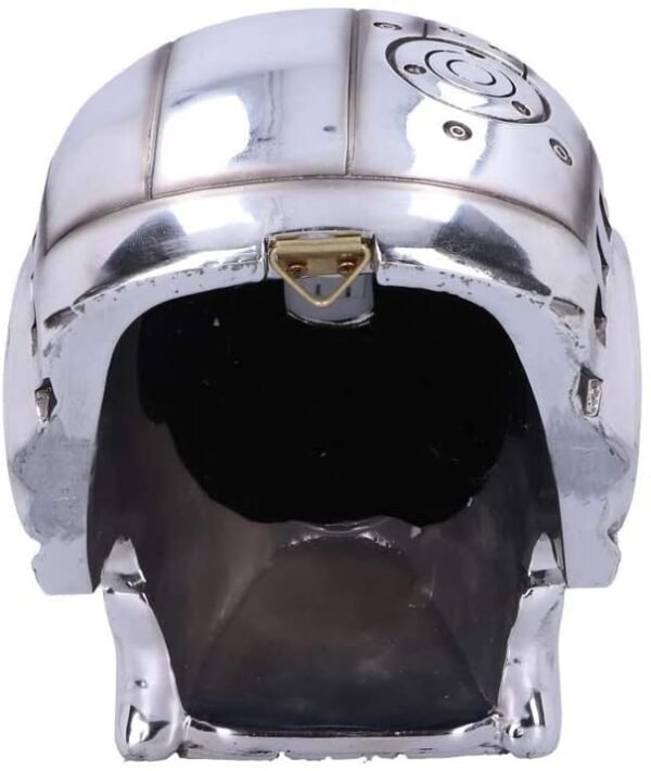 Magicun N.Giftware~T-Terminator Head Wall Plaque 16cm Silver, Polyresin, 23cm