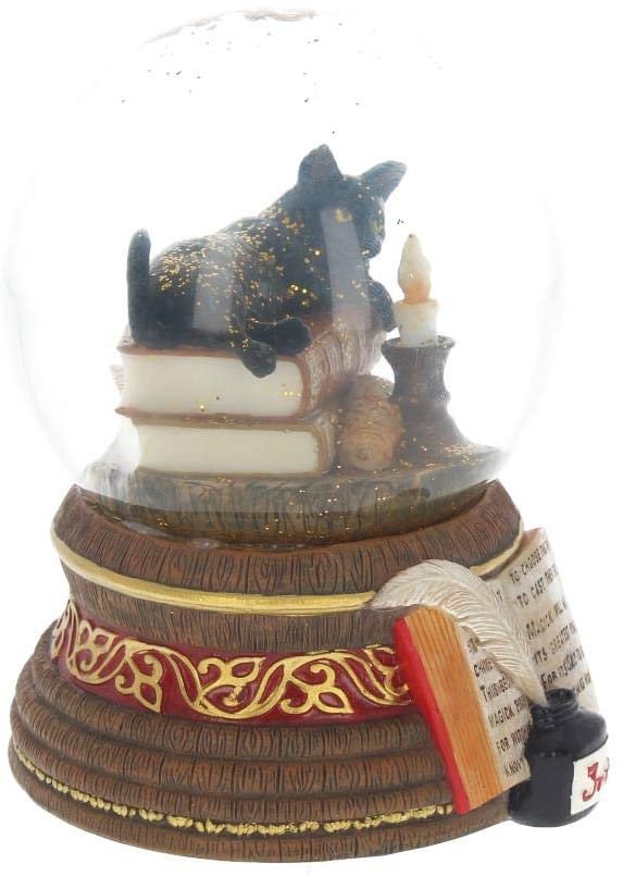 Magicun N.Giftware~Witching Hour Lisa Parker Snowglobe 11cm Brown, Resin and Glass