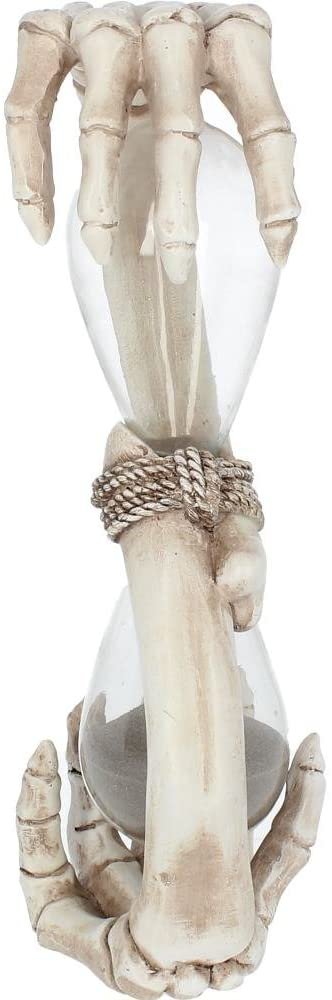 Dark Collection~Hands Of Time Sand Timer 12cm Ivory