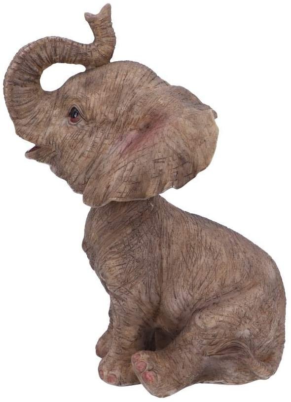 Magicun N.Giftware~Bob-ar Grey Elephant Bobble Head Figurine, Polyresin, 16.5cm