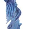 Fantasy Collection~ Crystal Custodian Blue Ice Dragon Figurine, Polyresin, One Size