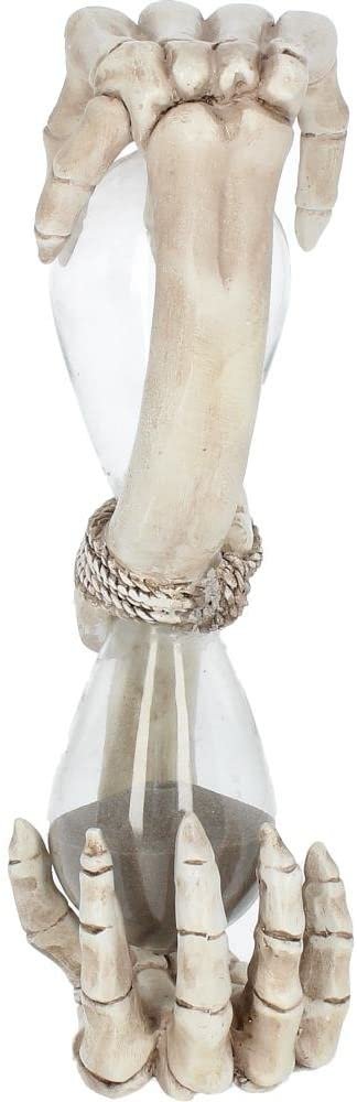 Dark Collection~Hands Of Time Sand Timer 12cm Ivory