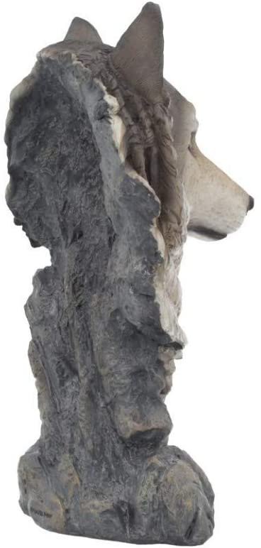 Animal Collection~ Spirit of Freedom Figurine, Resin, Grey, One Size