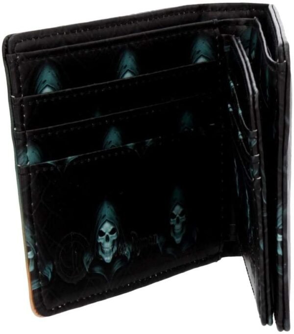 Artist Collections~ Wings of Death James Ryman Wallet 10cm Blue, PU