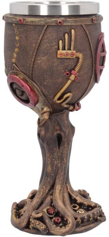 Steampunk Collection~Mechanical Cephalopod Goblet Goblet 23cm Bronze