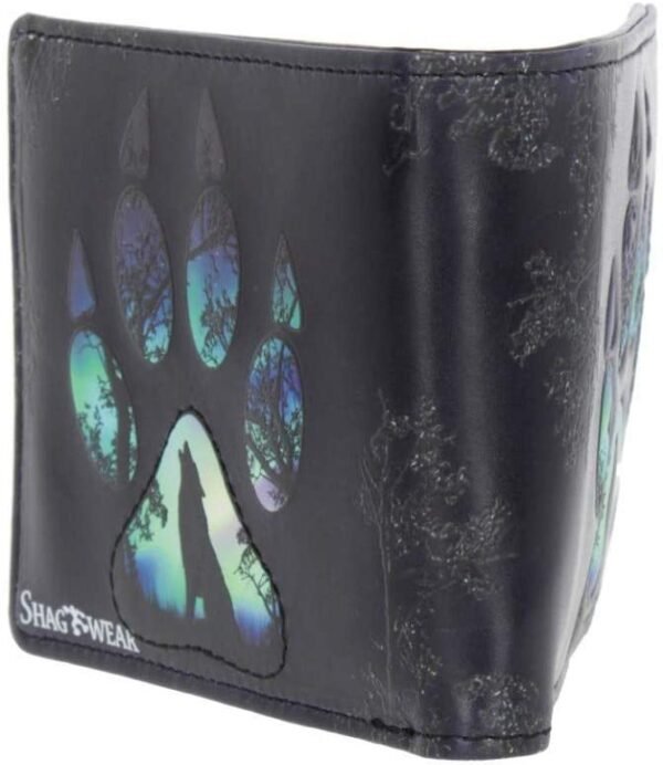 Animal Collection~ Footprints Wallet 10cm Black