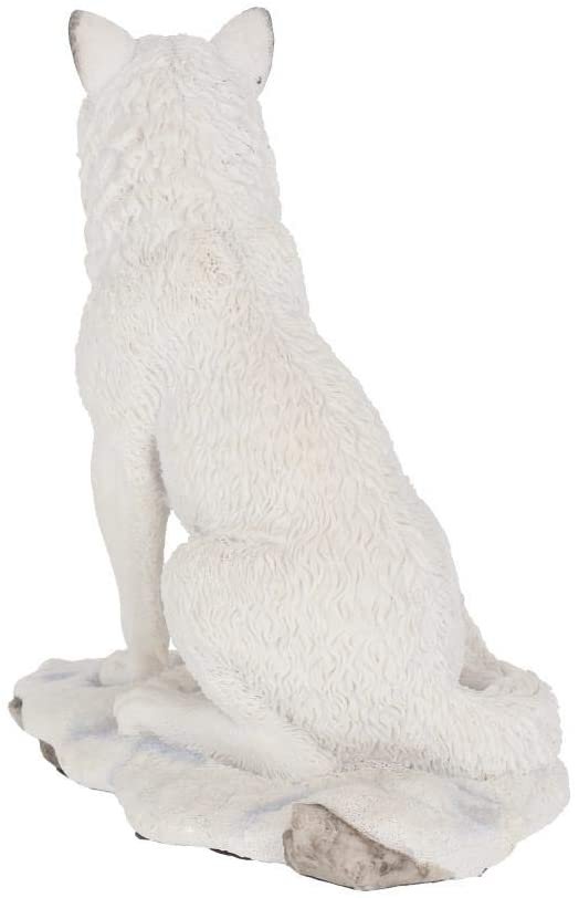 Animal Collection~ Ghost Wolf Figurine 24cm White