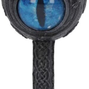 Nemesis Now Ice Dragon's Glare Goblet 18.5cm Black, Resin w/Stainless Steel Insert