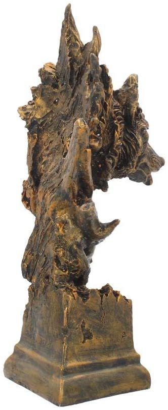 Animal Collection~ Wolf Figurine 44cm Bronze