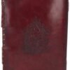 Wiccan Collection~Spirit Board Leather Journal With Lock 28cm Brown