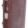 Wiccan Collection~Small Book of Shadow Leather Journal With Lock 27cm Brown