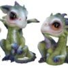 Fantasy Collection~ Curious Hatchlings (Set of 4) 9cm, Green, One Size