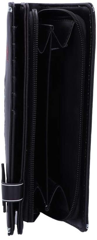 Band Merchandise~ Officially Licensed Motorhead Ace of Spades Warpig Snaggletooth Embossed Purse, Black, 18.5cm