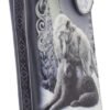 Artist Collections~ B4359M8 Snow Kisses Lisa Parker Embossed Purse 19cm Grey, PU, One Size