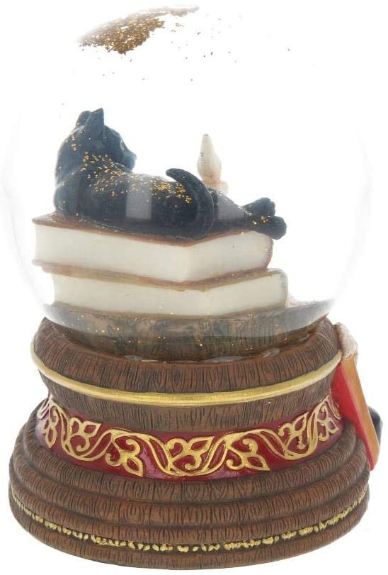Magicun N.Giftware~Witching Hour Lisa Parker Snowglobe 11cm Brown, Resin and Glass