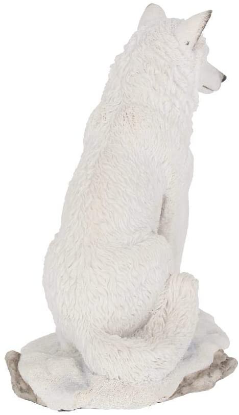 Animal Collection~ Ghost Wolf Figurine 24cm White