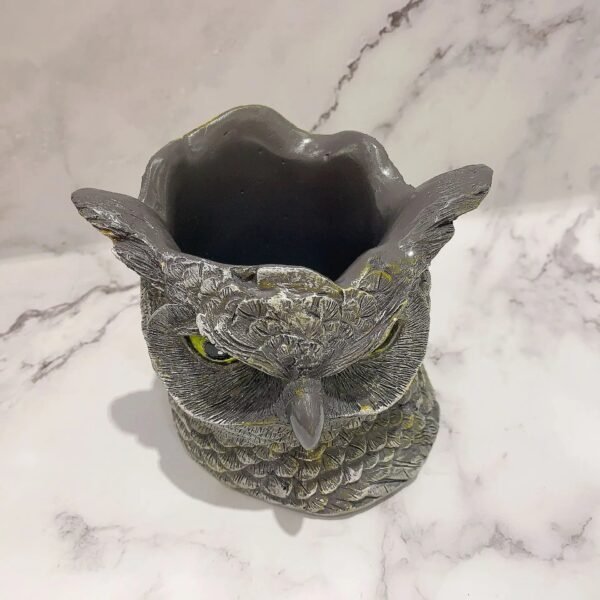 Owl resin craft tee cross-border supply crystal ball holder can be used as a pen holder for desktop storage ideas