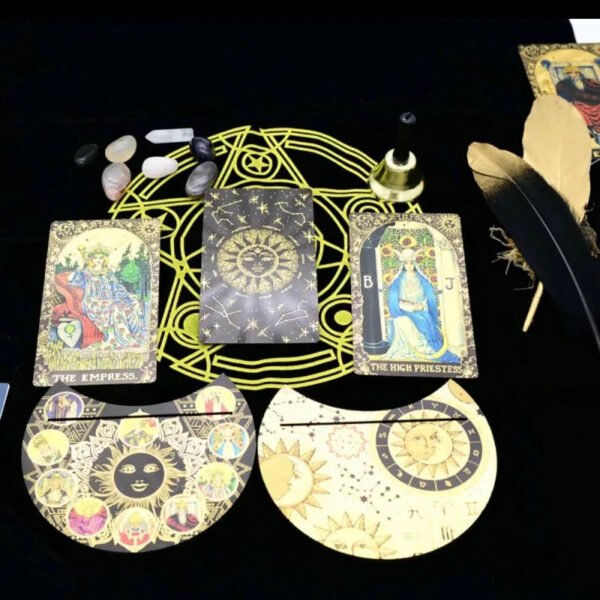 Premium Tarot Cards Set Tarot Cards Holder Bag for Psychic Readings and Fortune Telling Perfect for Beginners and Professionals
