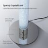 LED Corner Floor Lamp, RGBW Dimmable Mood Lighting with Remote, Modern Color Changing Accent Light for Bedroom, Living Room, Office, Gaming Room, Kids Room, 45”, Home Decor