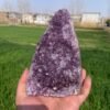 1pc 3.57LB-4.81LB Exquisite Gorgeous Natural Colored Crystal String Ornament, Amethyst Rough Stone, Ideal For Single Gifts