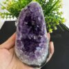 Natural Raw Amethyst Geode Purple Crystal Quartz Cluster Dream Energy Healing